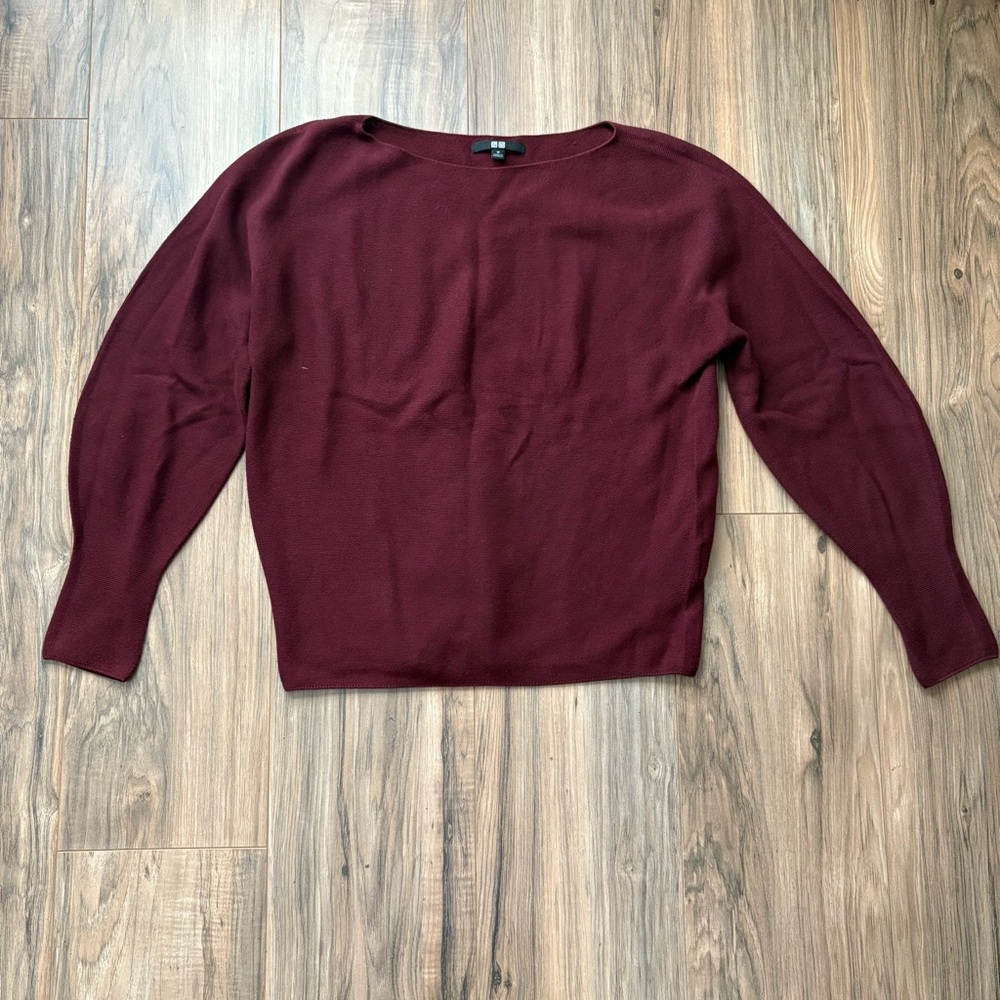 Uniqlo Red Crew Neck Sweater